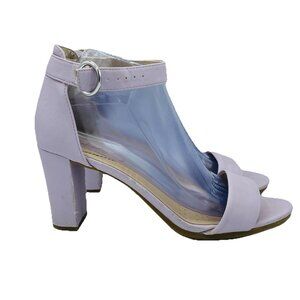 Life Stride Shoes Womens Size 8.5 M Rose Purple Averly Heels Ankle Strap Sandals